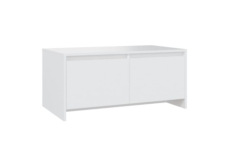 sofabord 90x50x41,5 cm spånplade hvid - Hvid - Sofabord