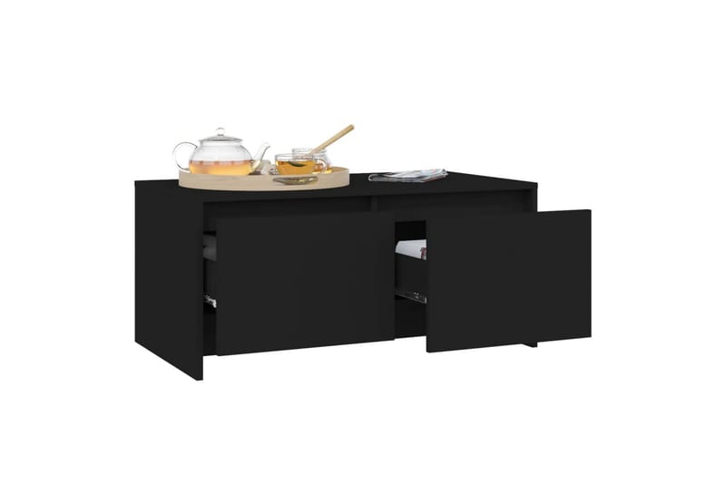 sofabord 90x50x41,5 cm spånplade sort - Sort - Møbler - Borde - Sofabord