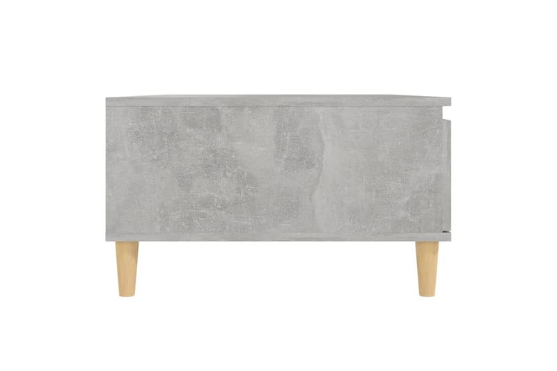 sofabord 90x60x35 cm spånplade betongrå - Grå - Sofabord