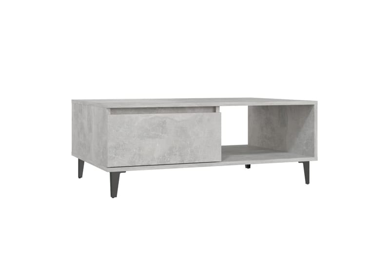 sofabord 90x60x35 cm spånplade betongrå - Grå - Møbler - Borde - Sofabord