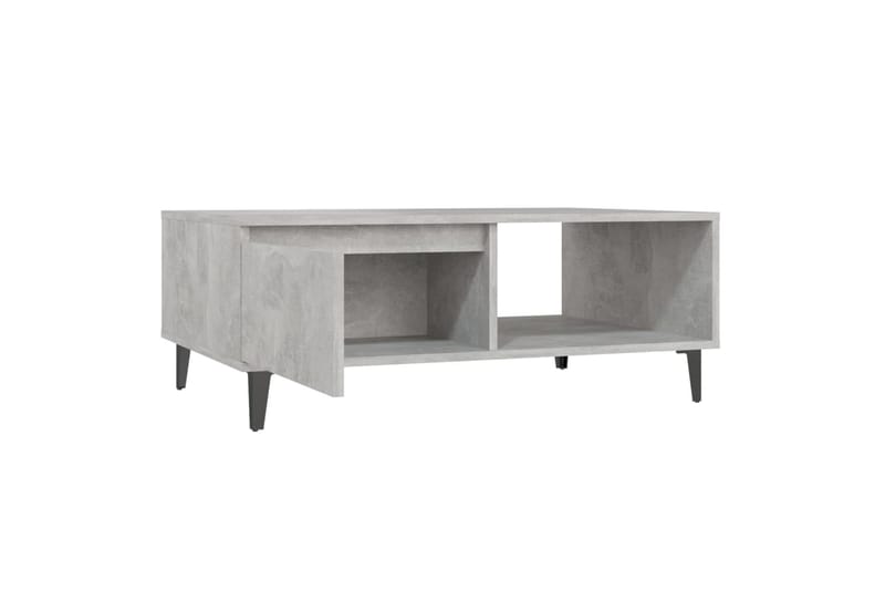 sofabord 90x60x35 cm spånplade betongrå - Grå - Møbler - Borde - Sofabord