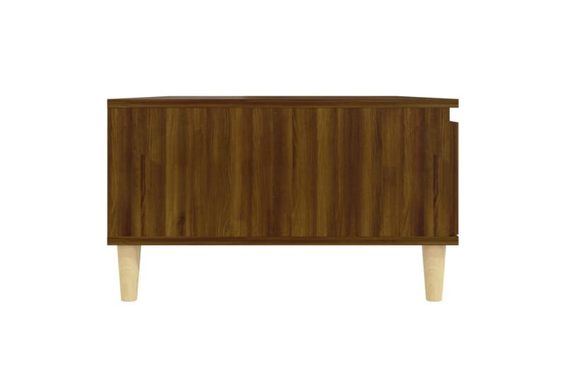 sofabord 90x60x35 cm spånplade brun egetræsfarve - Brun - Sofabord