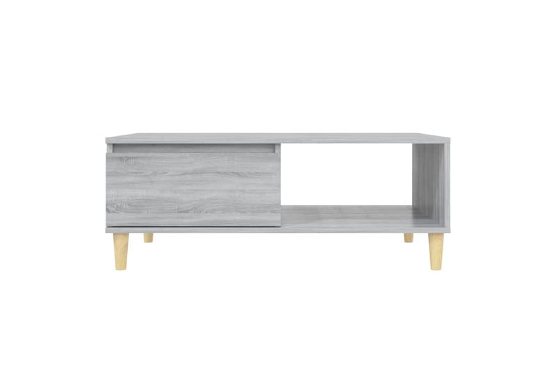 sofabord 90x60x35 cm spånplade grå sonoma-eg - Grå - Sofabord