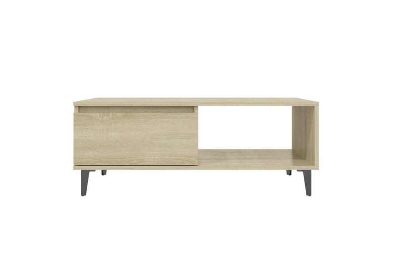 sofabord 90x60x35 cm spånplade sonoma-eg - Brun - Møbler - Borde - Sofabord