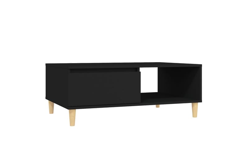 sofabord 90x60x35 cm spånplade sort - Sort - Møbler - Borde - Sofabord