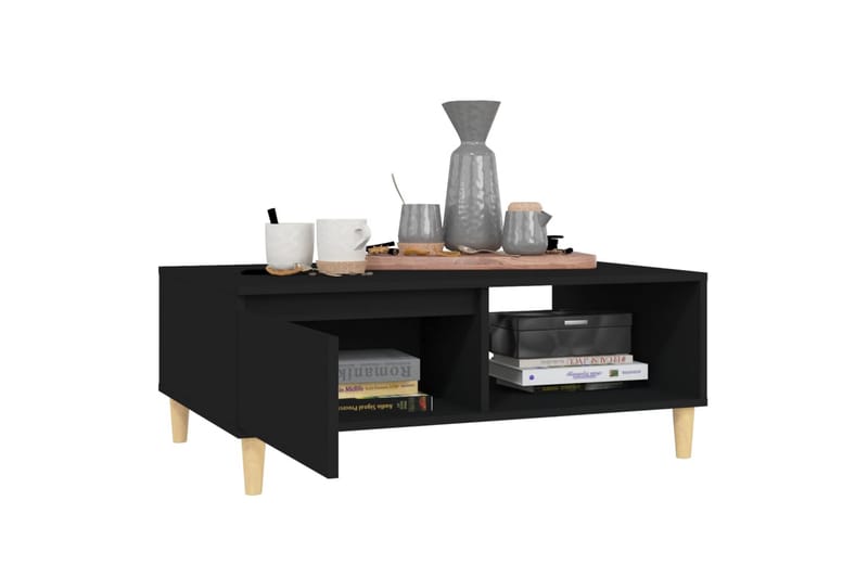 sofabord 90x60x35 cm spånplade sort - Sort - Møbler - Borde - Sofabord