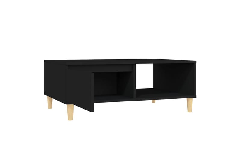 sofabord 90x60x35 cm spånplade sort - Sort - Møbler - Borde - Sofabord