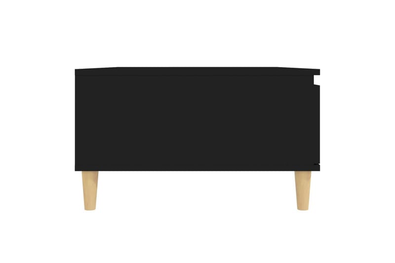 sofabord 90x60x35 cm spånplade sort - Sort - Sofabord