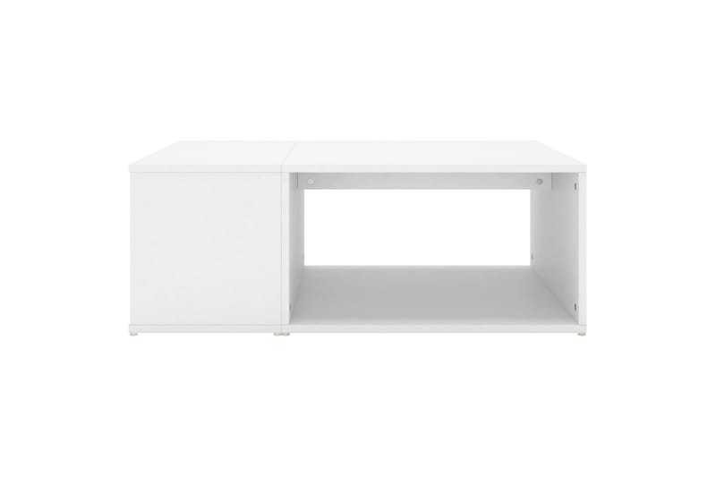 sofabord 90x67x33 cm spånplade hvid - Hvid - Sofabord