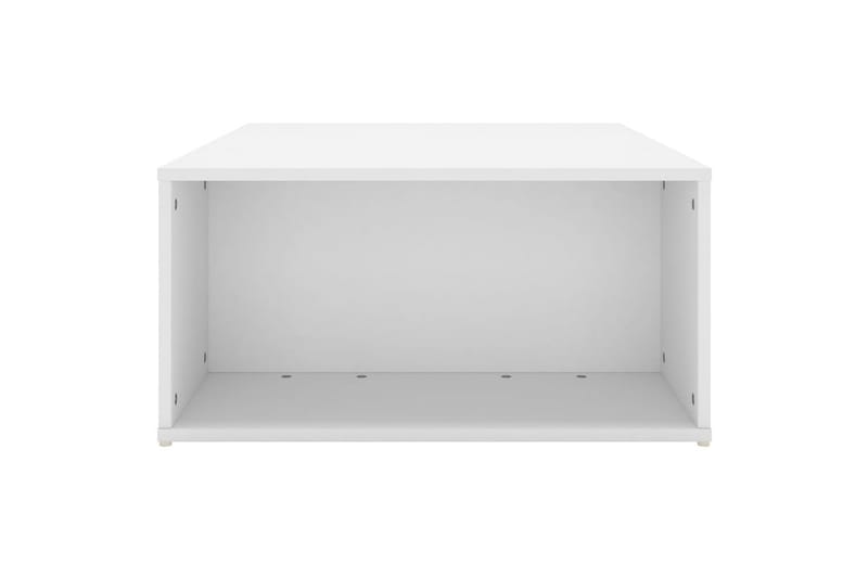 sofabord 90x67x33 cm spånplade hvid - Hvid - Sofabord