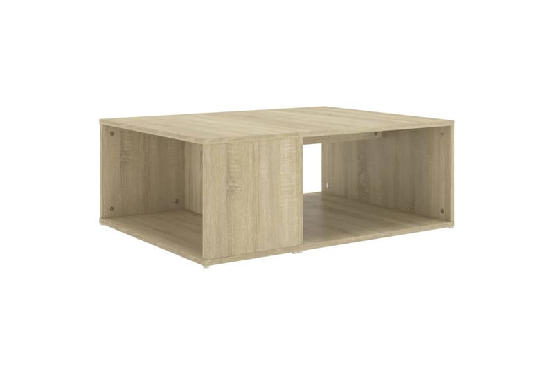 sofabord 90x67x33 cm spånplade sonoma-eg - Brun - Sofabord