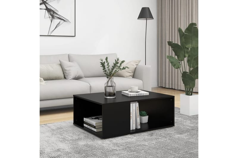 sofabord 90x67x33 cm spånplade sort - Sort - Møbler - Borde - Sofabord