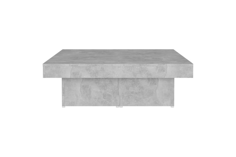 sofabord 90x90x28 cm spånplade betongrå - Grå - Møbler - Borde - Sofabord