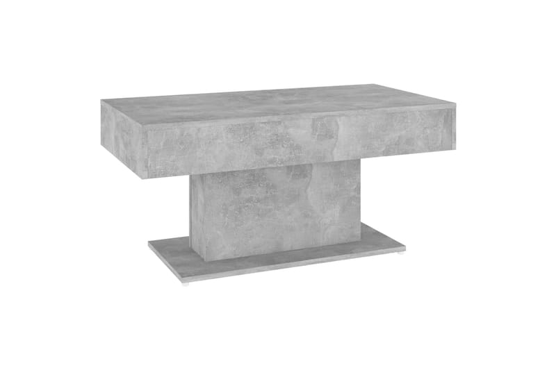 sofabord 96x50x45 cm spånplade betongrå - Grå - Sofabord