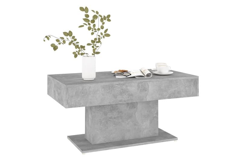 sofabord 96x50x45 cm spånplade betongrå - Grå - Møbler - Borde - Sofabord