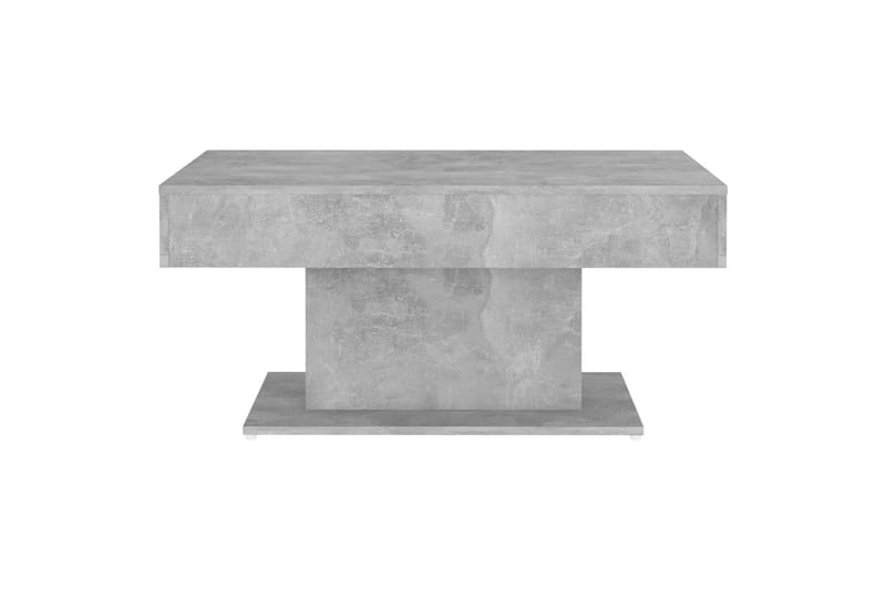 sofabord 96x50x45 cm spånplade betongrå - Grå - Sofabord