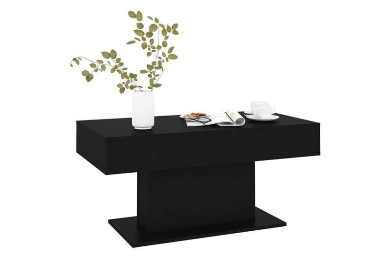 sofabord 96x50x45 cm spånplade sort - Sort - Møbler - Borde - Sofabord