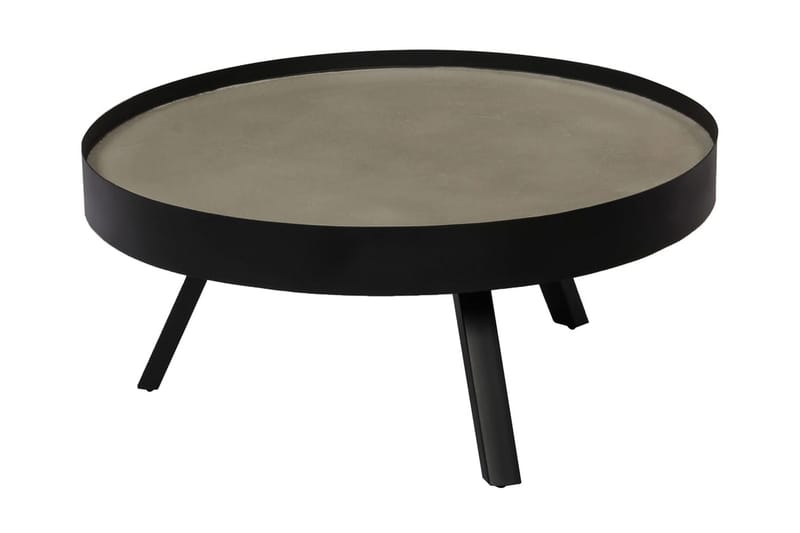 Sofabord Betontop 74 X 32 Cm - Sort - Møbler - Borde - Sofabord