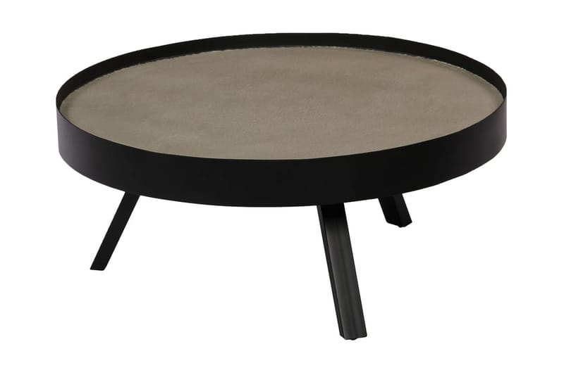 Sofabord Betontop 74 X 32 Cm - Sort - Møbler - Borde - Sofabord