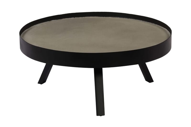 Sofabord Betontop 74 X 32 Cm - Sort - Møbler - Borde - Sofabord