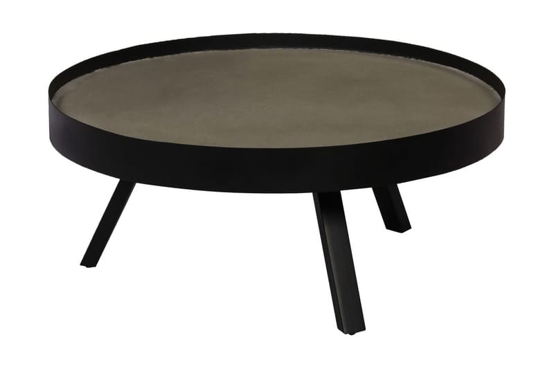 Sofabord Betontop 74 X 32 Cm - Sort - Møbler - Borde - Sofabord