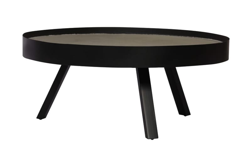 Sofabord Betontop 74 X 32 Cm - Sort - Møbler - Borde - Sofabord
