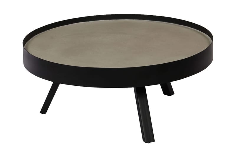 Sofabord Betontop 74 X 32 Cm - Sort - Møbler - Borde - Sofabord