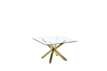 Sofabord Gennemsiktig/guld STARLIGHT - Transparent - Møbler - Borde - Sofabord