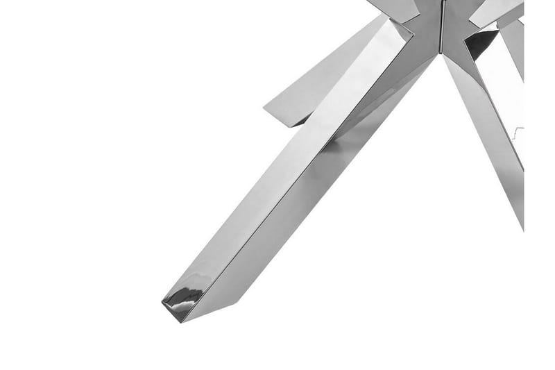 Sofabord Gennemsiktig/sølv STARLIGHT - Transparent - Møbler - Borde - Sofabord