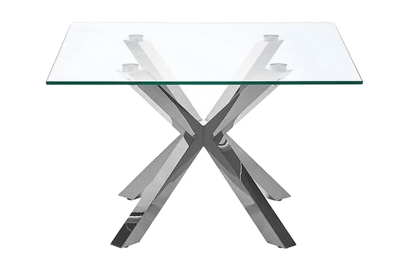 Sofabord Gennemsiktig/sølv STARLIGHT, Transparent