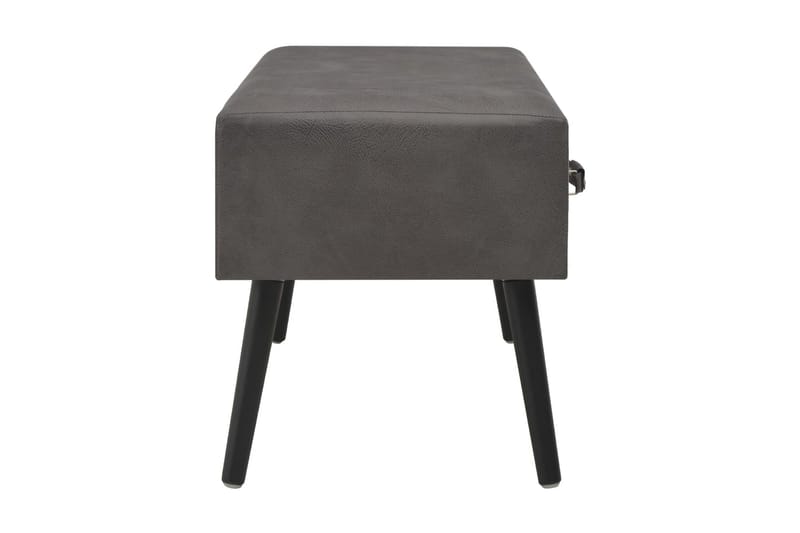 Sofabord Grå 80 X 40 X 46 Cm Kunstlæder - Grå - Møbler - Borde - Sofabord