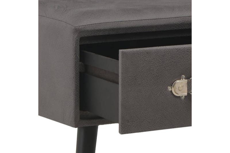 Sofabord Grå 80 X 40 X 46 Cm Kunstlæder - Grå - Møbler - Borde - Sofabord