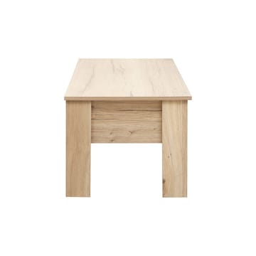 Sofabord HOME4YOU Hannes 100x50x42 cm rustik melamin - Brun - Møbler - Borde - Sofabord