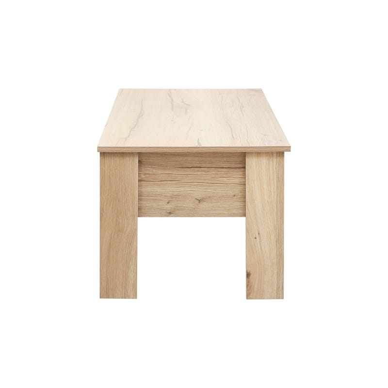 Sofabord HOME4YOU Hannes 100x50x42 cm rustik melamin - Brun - Møbler - Borde - Sofabord