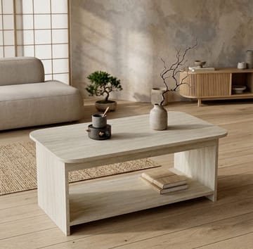 Sofabord Homitis Chibo (100 x 41,8 x 50 cm) Travertin - Møbler - Borde - Sofabord