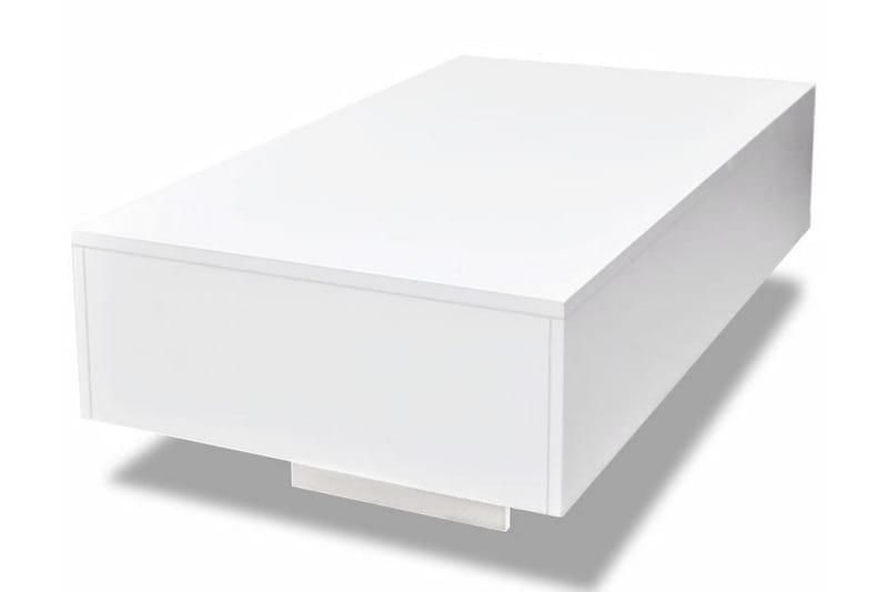 Sofabord Hvid Højglans - Hvid - Møbler - Borde - Sofabord