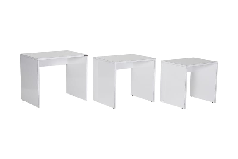 Sofabord Hvid højglans - Sofabord - Indskudsborde