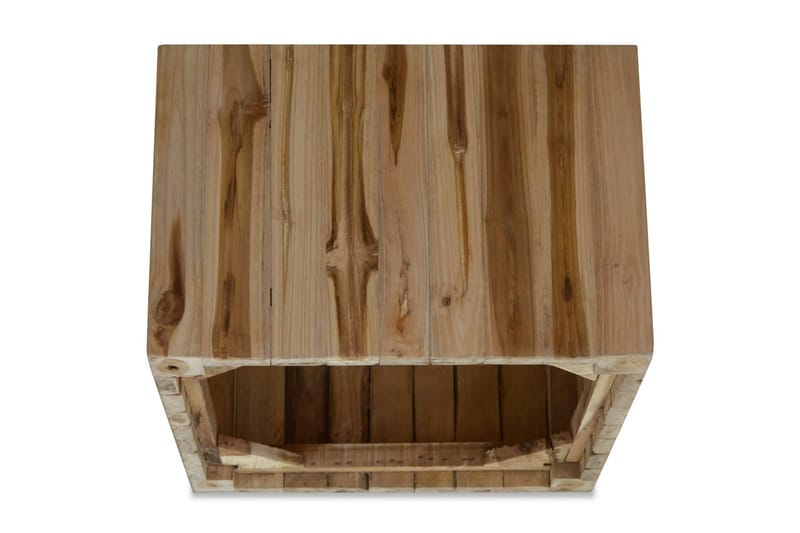 Sofabord I Ægte Teaktræ 50 X 50 X 35 Cm - Brun - Møbler - Borde - Sofabord
