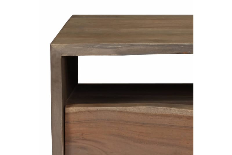 Sofabord I Akacie Levende Kanter 90 X 50 X 40 Cm - Grå - Møbler - Borde - Sofabord