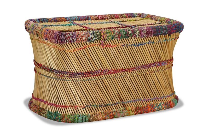Sofabord I Bambus Med Chindi-Detaljer Flerfarvet - Flerfarvet - Sofabord