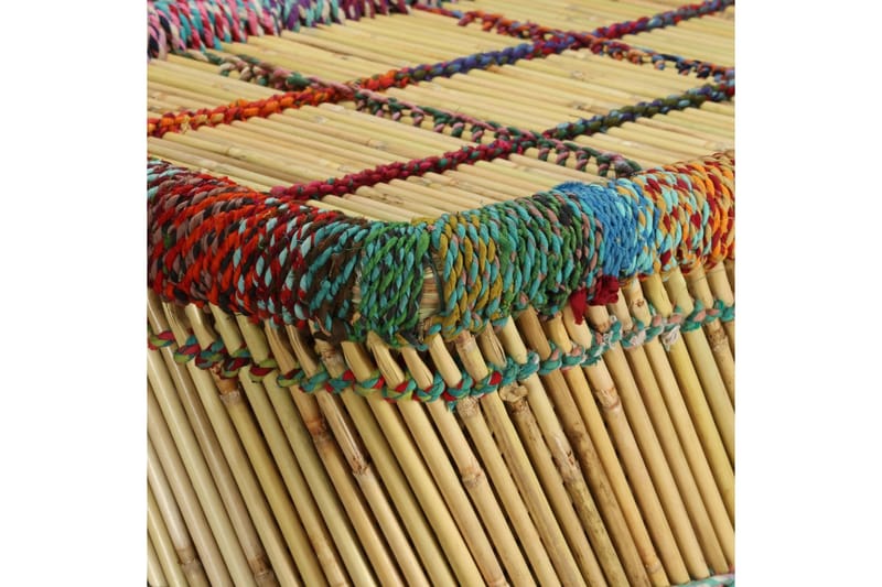 Sofabord I Bambus Med Chindi-Detaljer Flerfarvet - Flerfarvet - Sofabord