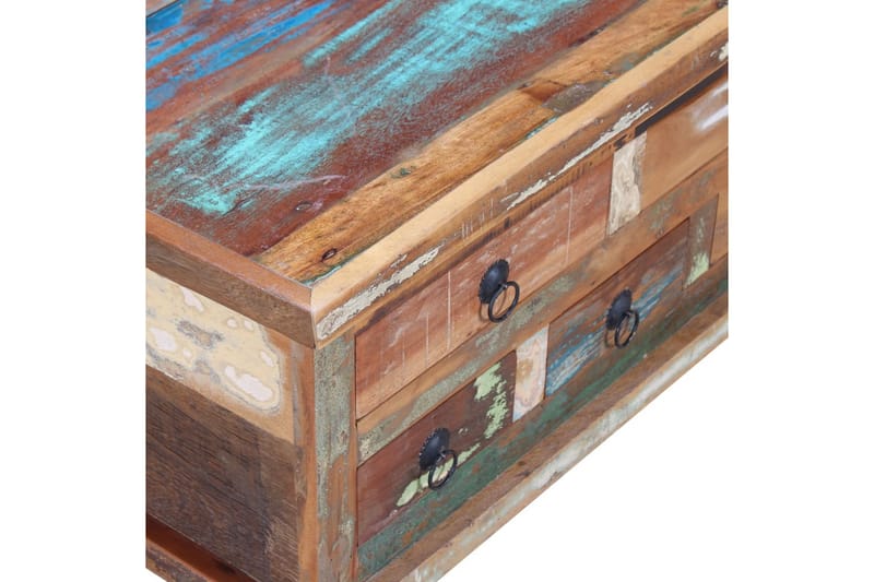 Sofabord I Genanvendt Træ 70 X 70 X 38 Cm - Brun - Møbler - Borde - Sofabord