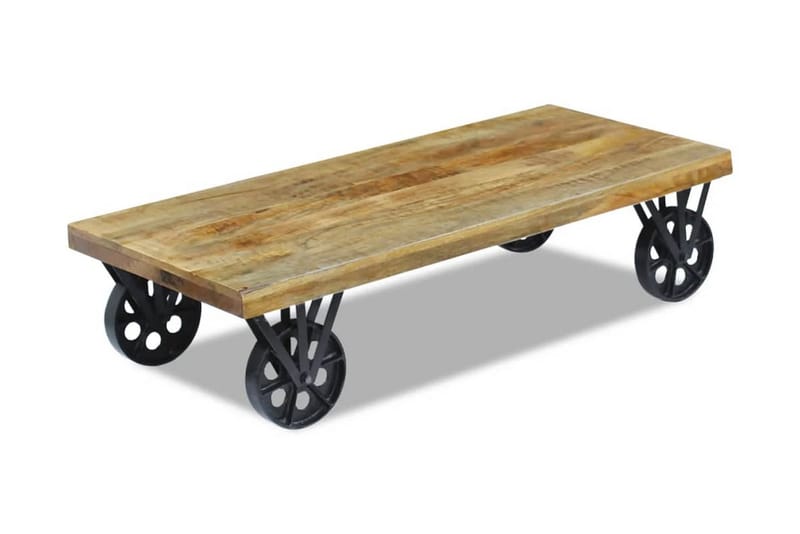 Sofabord I Mangotræ 120X60X30 Cm - Brun - Møbler - Borde - Sofabord