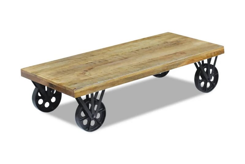 Sofabord I Mangotræ 120X60X30 Cm - Brun - Møbler - Borde - Sofabord