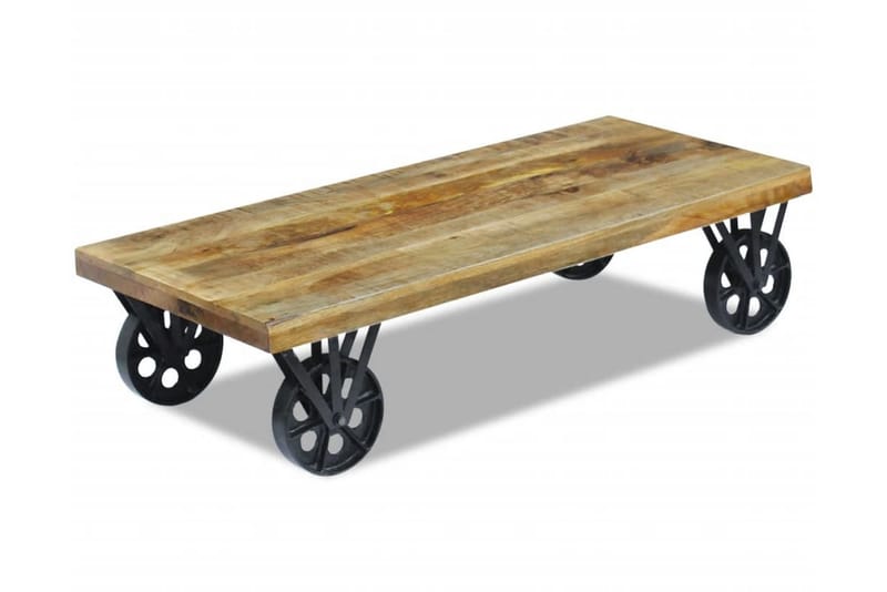 Sofabord I Mangotræ 120X60X30 Cm - Brun - Møbler - Borde - Sofabord