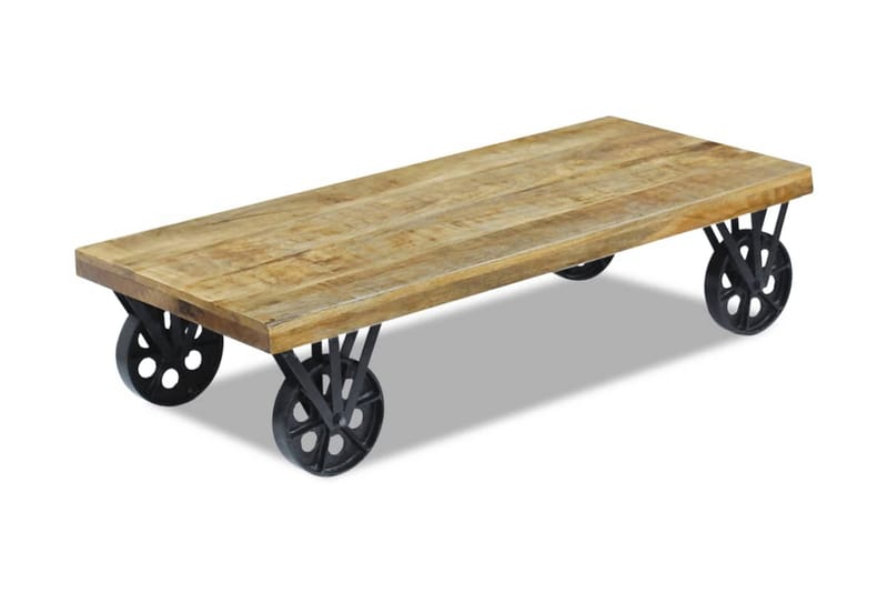 Sofabord I Mangotræ 120X60X30 Cm - Brun - Møbler - Borde - Sofabord