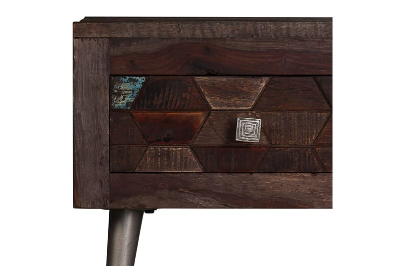Sofabord I Massivt, Genanvendt Træ 100 X 60 X 35 Cm - Brun - Møbler - Borde - Sofabord
