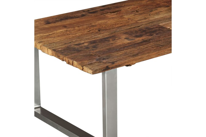 Sofabord I Massivt Genanvendt Svelletræ 100 X 60 X 38 Cm - Brun - Møbler - Borde - Sofabord