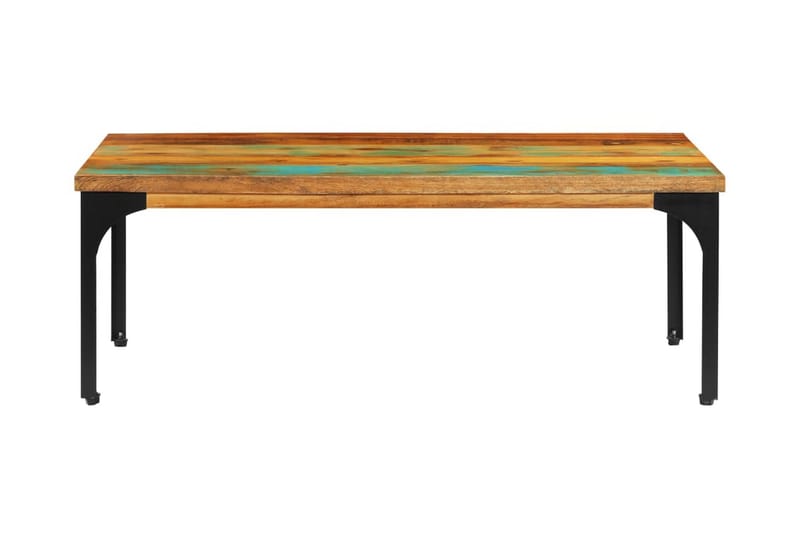 Sofabord I Massivt Genanvendt Træ 100 X 60 X 35 Cm - Brun - Møbler - Borde - Sofabord