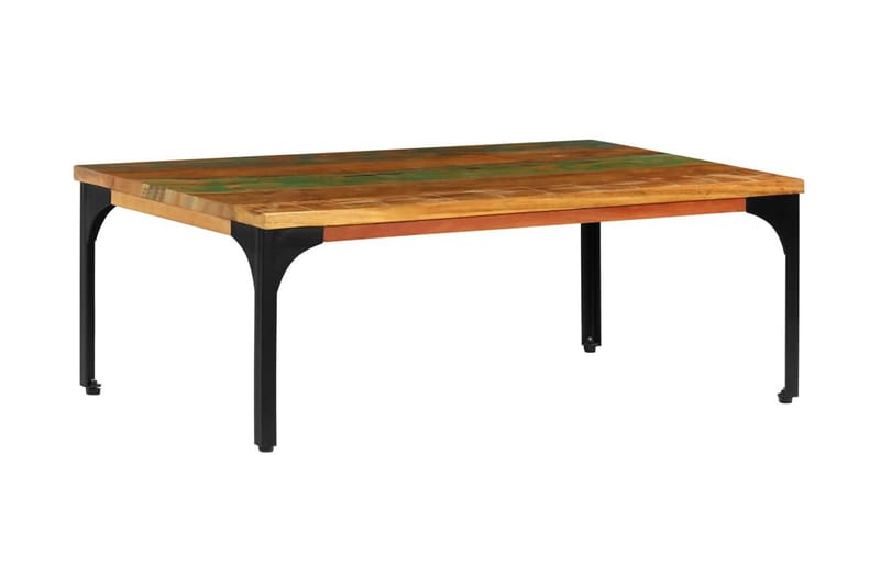 Sofabord I Massivt Genanvendt Træ 100 X 60 X 35 Cm - Brun - Sofabord